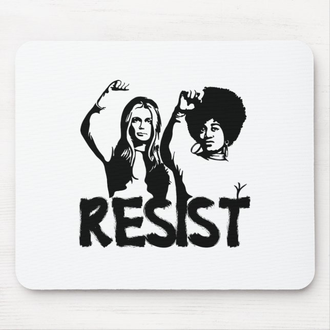 Mousepad Gloria Steinem E Dorothy Pitman Hughes Resistem (Frente)