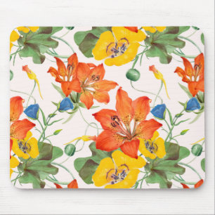 Mousepad Glórias matinais de lírios asiáticos