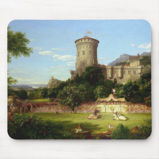 Mousepad Glorioso Passado (Joust Medieval) (Arte Histórica) (Frente)