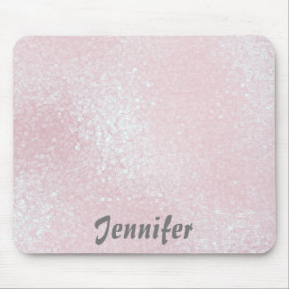 Mousepad Glossy rosa GIRLY Glitter PERSONALIZOU O SEU NOME