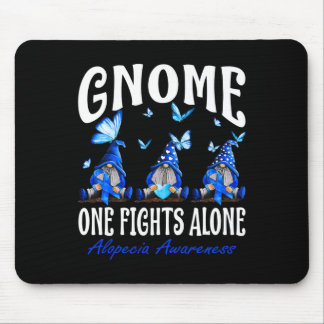 Mousepad Gnome One luta sozinho Alopecia Consciência 1