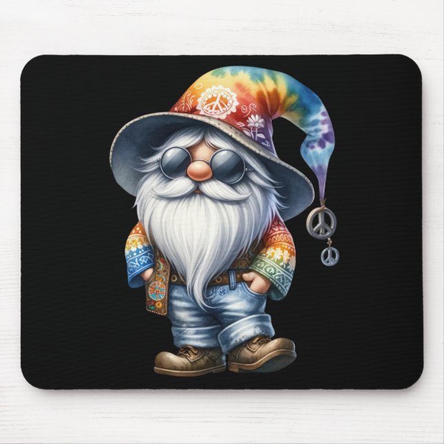 Mousepad Gnomo Hippie (Frente)
