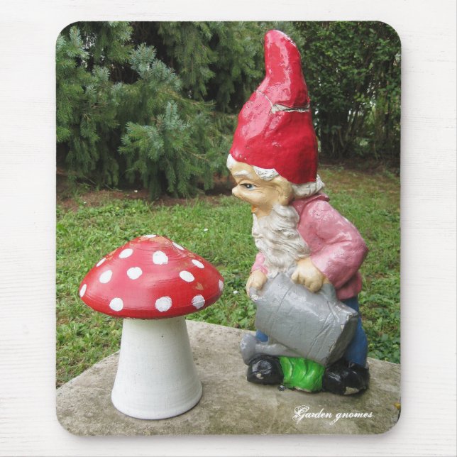 Mousepad Gnomos do jardim (Frente)