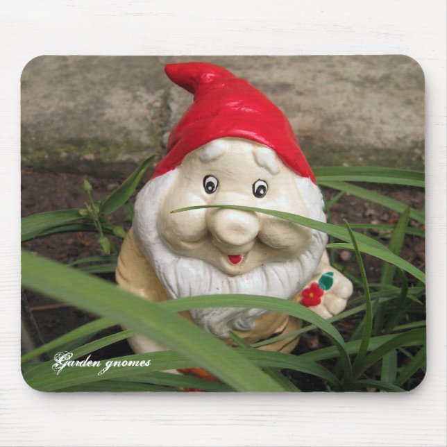 Mousepad Gnomos do jardim (Frente)