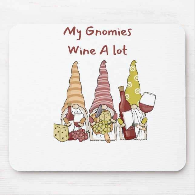 Mousepad Gnomos e Vinhos (Frente)