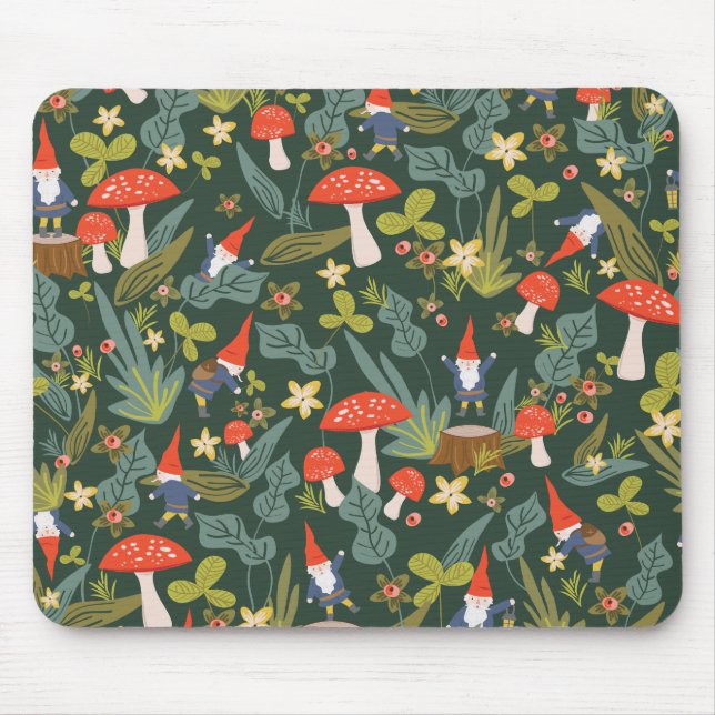 Mousepad Gnomos florestais (Frente)