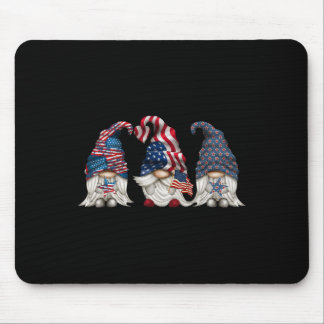 Mousepad Gnomos Patrióticos 4 De Julho Gnome Divertido Amor