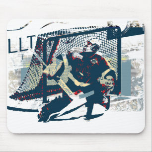 Mousepad Goalie - Jogador de Hóquei no Gelo