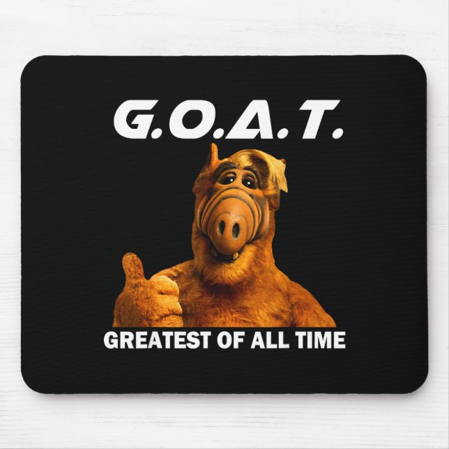Mousepad Goat Greatest Of All Time Funny Meme  (Frente)