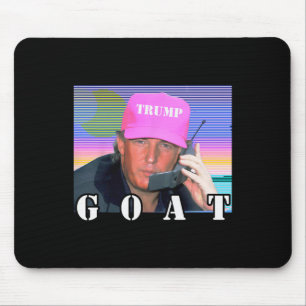 Mousepad Goat Republican Trump 2024 Engraçado