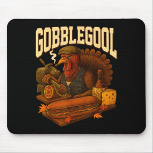 Mousepad Gobbol Peru Gobble Gool Dia de Ação de Graças Retr