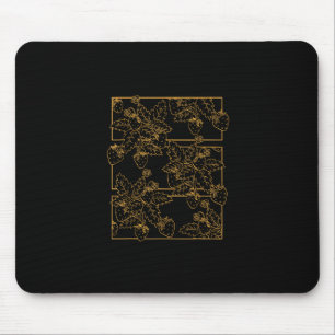 Mousepad Goblincore Cottagecore Academia Estética Morango