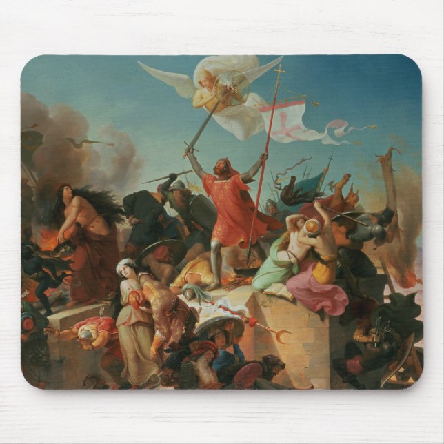 Mousepad Godfrey de Caldo, cruzado francês (Frente)