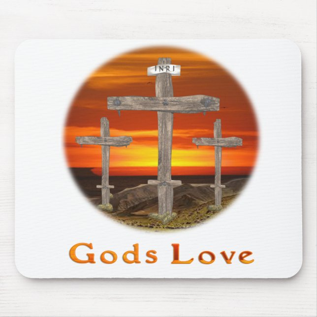 Mousepad Gods Love (Frente)