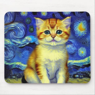 Mousepad Góh Góh Frio Cote Starry Night Van Gogh