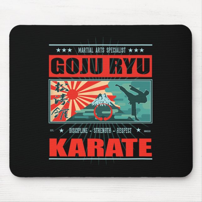 Mousepad Goju Ryu Karate Kanji (Frente)