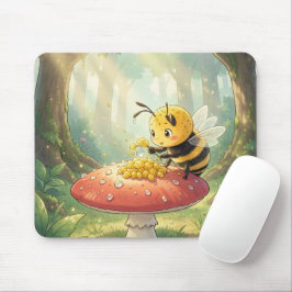 Mousepad Golden Bumblebee in Bloom Dance.2