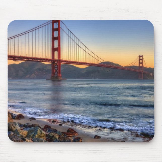 Mousepad Golden gate bridge da fuga de San Francisco Bay (Frente)