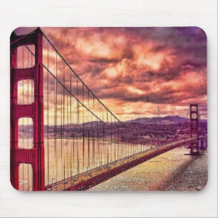 Mousepad Golden gate bridge em San Francisco, Califórnia
