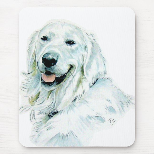 Mousepad Golden retriever inglês (Frente)