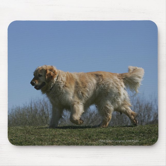 Mousepad Golden retriever que funciona 3 (Frente)