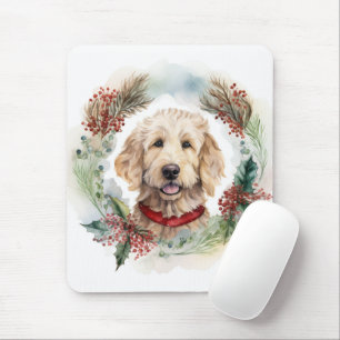 Mousepad Goldendoodle Festivo Fúria Fúria Fúria Fúria Fúria