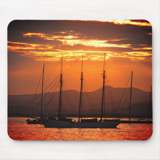 Mousepad Goldener Sonnenuntergang (Frente)