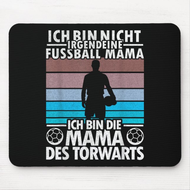 Mousepad Goleiro Goleiro Mãe Mãe Futebol Mulheres Es (Frente)