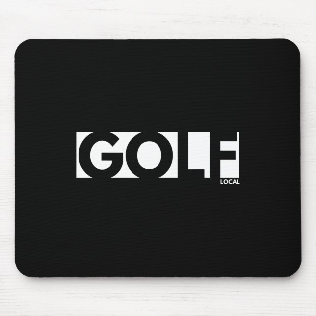 Mousepad Golf  bolsa de golfe (Frente)