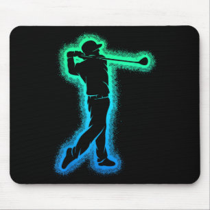 Mousepad Golf Club Golfer Kids Boys Golfing