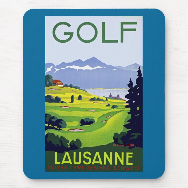 Mousepad Golf ~ Lausanne (Frente)