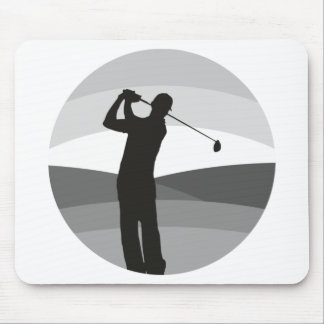 Mousepad Golf Silhouette