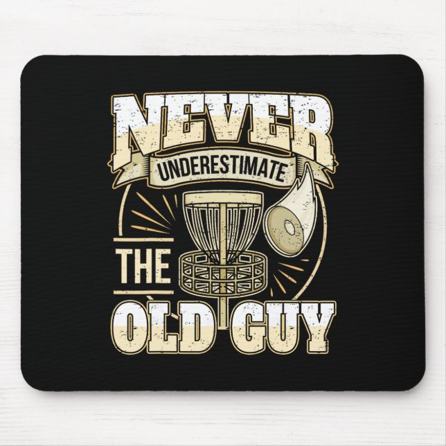 Mousepad Golfe de Disco Pai Vô Eu Subestimo Nunca  (Frente)