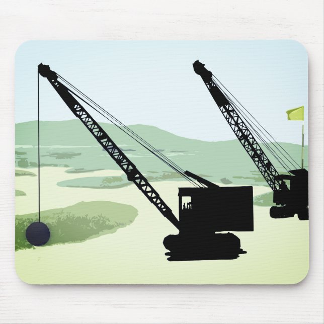 Mousepad GOLFE DE ENGENHEIRO OPERADOR DE guindaste (Frente)