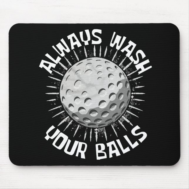 Mousepad Golfe engraçado (Frente)