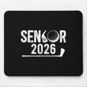 Mousepad Golfe Sênior 2026 Graduação Sênior Jogador de Golf