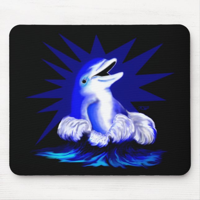 Mousepad Golfinho sorridente (Frente)