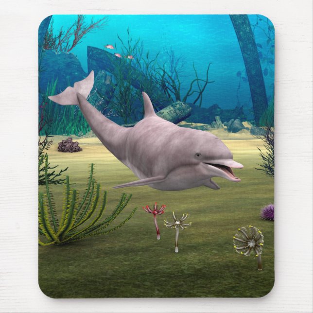 Mousepad Golfinho sorridente (Frente)