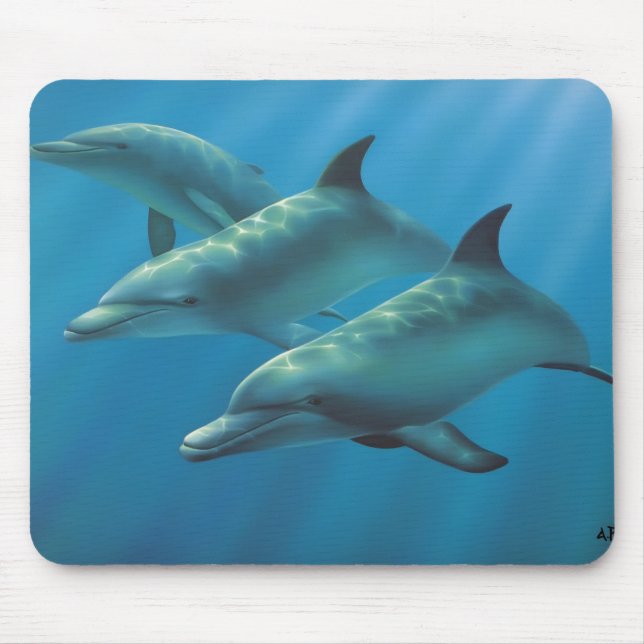 Mousepad Golfinhos por Andrew Patsalou (Frente)