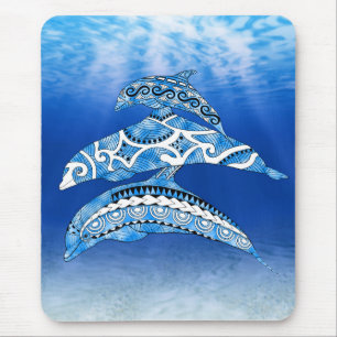 Mousepad Golfinhos Tribais