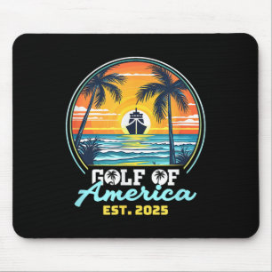 Mousepad Golfo Da América Dos Eua Camisa Est 2025 Retro Vin