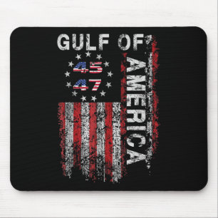 Mousepad Golfo Da América Dos Eua Trump Saudação Do Patrio