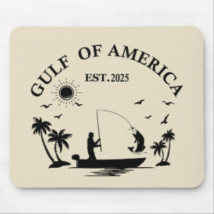 Mousepad Golfo da América Polo de pesca patriótico american
