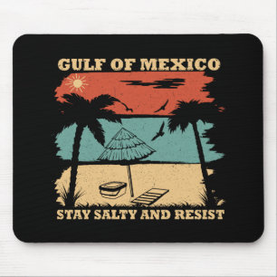Mousepad Golfo do México continua salgado resistindo resist