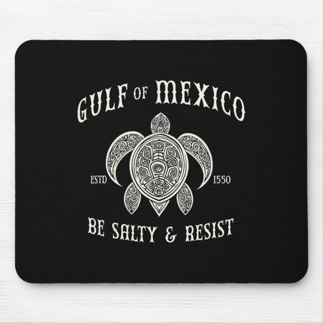 Mousepad Golfo Do México É Salgado E Resiste 1 (Frente)