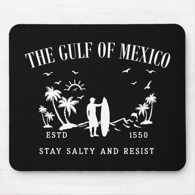 Mousepad Golfo do México ficam salgados e resistem (Frente)