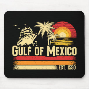Mousepad Golfo do México: Vintagem salgada