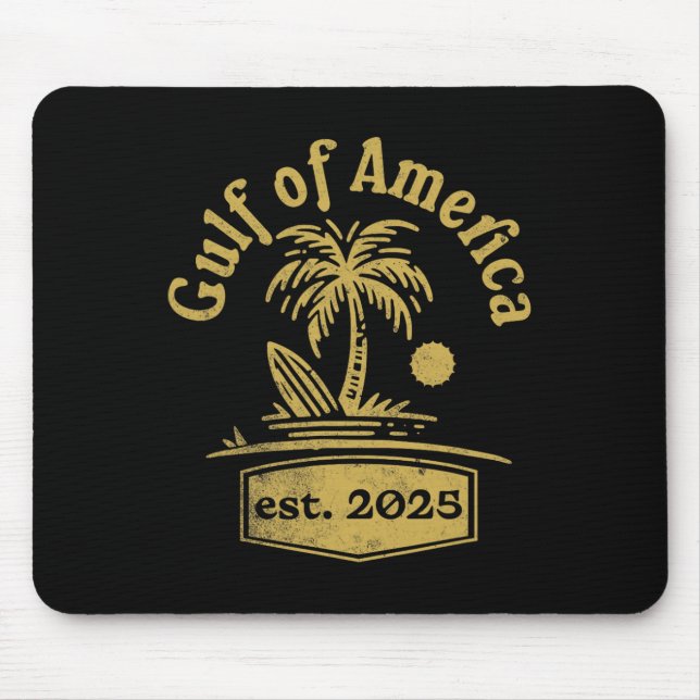 Mousepad Golfo Dos Eua América Do Leste De 2025 Retro Golfo (Frente)