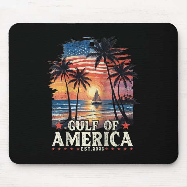 Mousepad Golfo Dos Eua América Est 2025 (Frente)