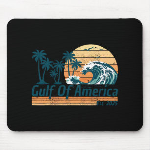 Mousepad Golfo Dos Eua América Leste 2025 Retro Vintage Bea
